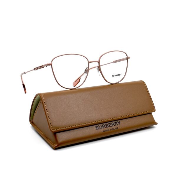 NEW BURBERRY VIRGINIA BE1376 1343 PINK AUTHENTIC EYEGLASSES FRAME - Picture 6 of 15